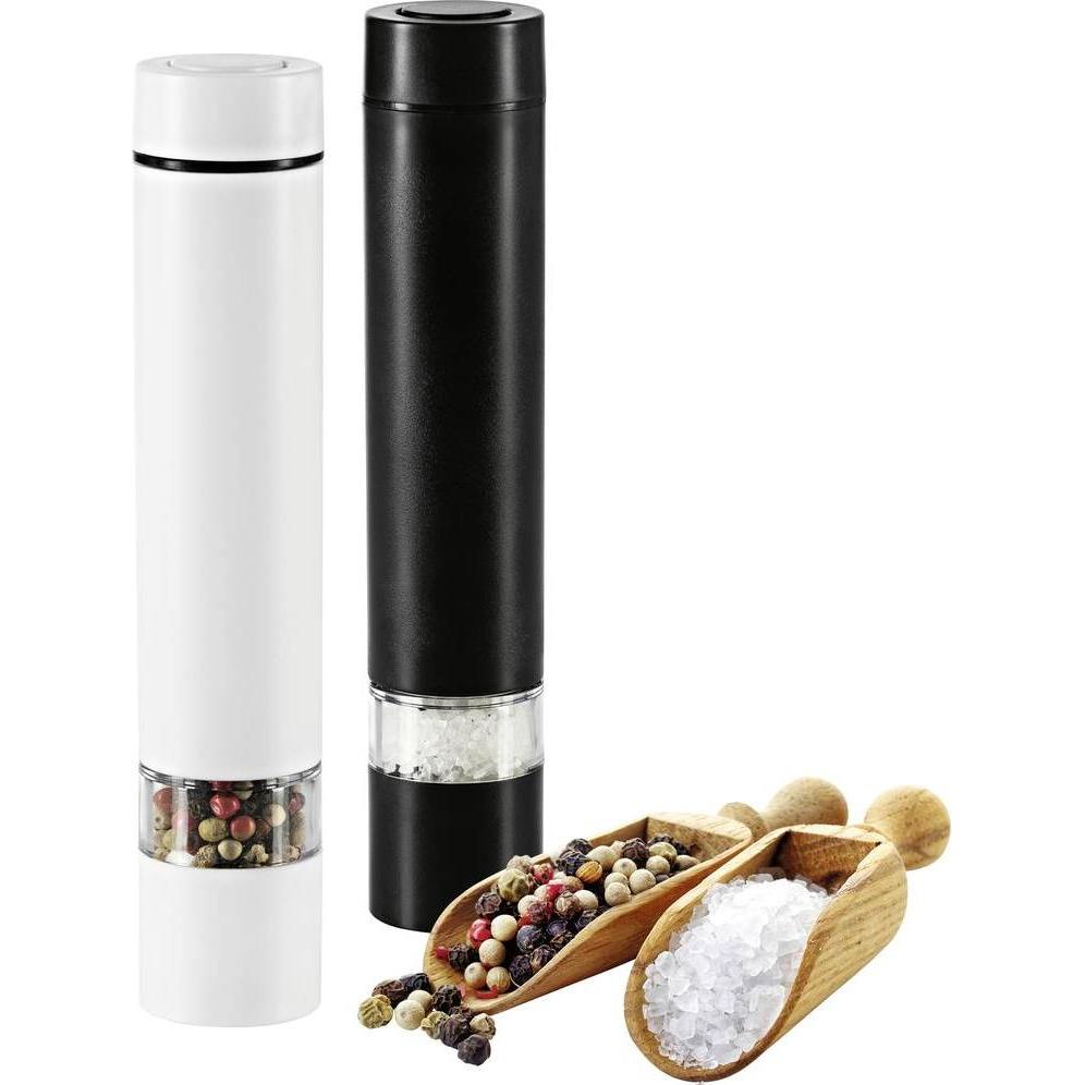 Thumbnail - Gourmetmaxx Salz-, Pfeffermühle Weiss, Schwarz 1 St., Pfeffermühle + Salzmühle, Weiss, Schwarz
