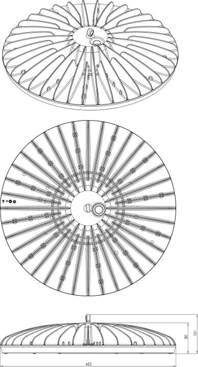 Produktbild Abalight SUN-245-860-D120CG (38900 lm)