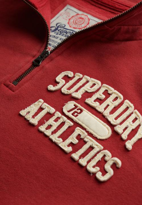 Immagine prodotto Superdry Vintage Athletic Sweatshirt mit halblangem Reissverschluss (S)