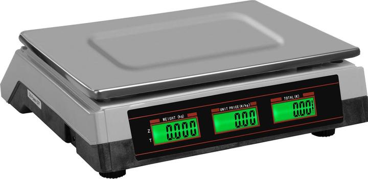 Produktbild Steinberg Kontrollwaage Ladenwaage Marktwaage 40 kg 2 g 33,9 x 23,3 x 0,6 cm