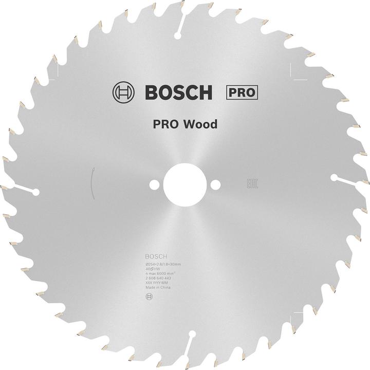 Produktbild Bosch Professional Zubehör PRO Wood Kreissägeblatt, 254 x 2,8 x 30 mm