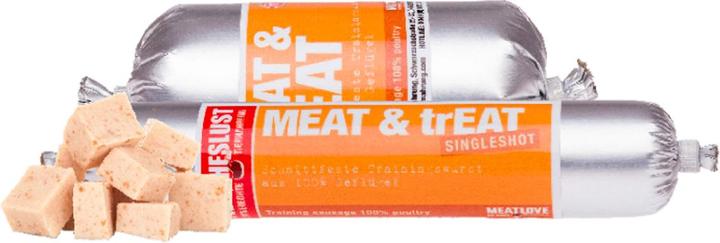 Image du produit Fleischeslust Friandise Meat & Treat Singleshot volaille, 80 g (Adulte, 1 pcs, 80 g)