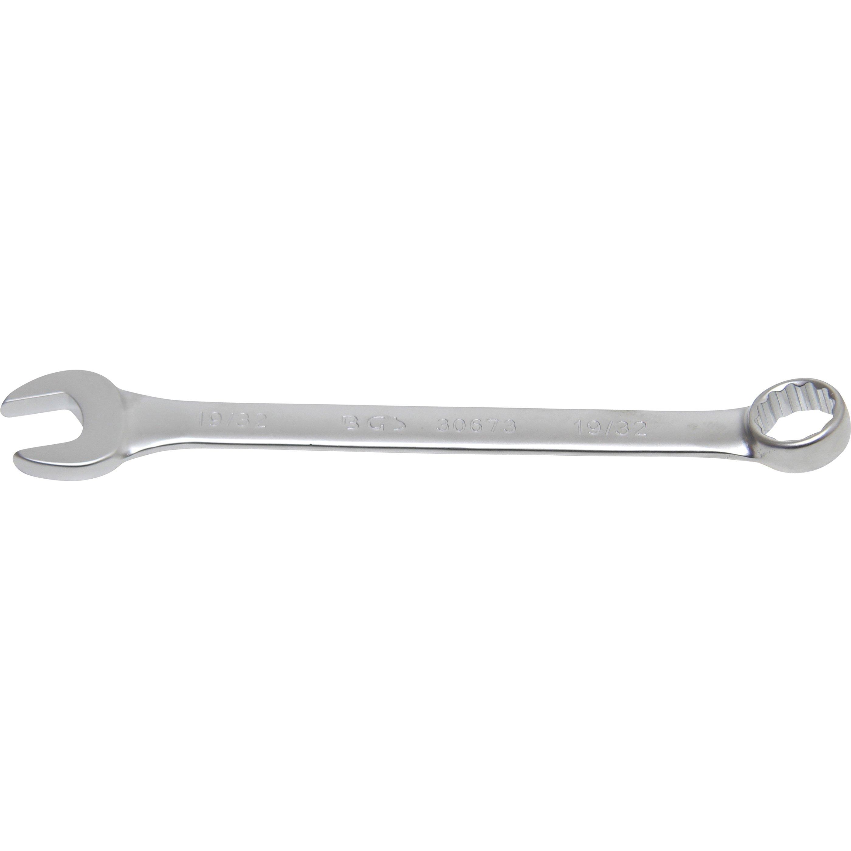 BGS, Schraubenschlüssel, Maul-Ringschlüssel SW 19/32" (19/32")