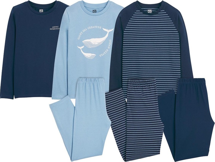 Produktbild La Redoute Collections 3er-Pack Jersey-Pyjamas (128)