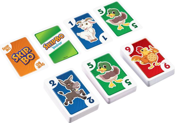 Actual product image Mattel Games Skip-Bo Junior (English, French, German, 2 - 6 Players)