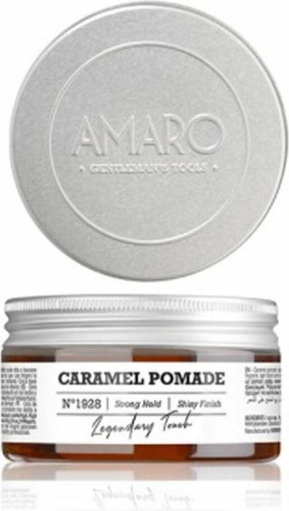 Produktbild Farmavita AMARO caramel pomade nº1928 strong hold/shiny finish 100 ml (Haarwachs, 100 ml)