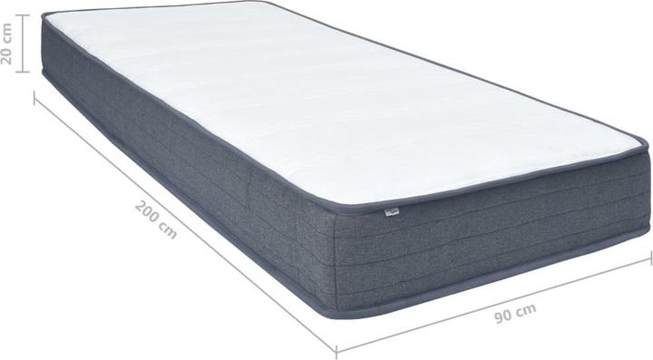 Produktbild vidaXL Boxspringbettmatratze (Federkern, 90 x 200 cm)