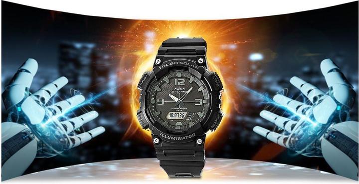 Produktbild Casio Herrenuhr SOLAR AQ-S810W-1A2VDF (Digitaluhr, Sportuhr, Analoguhr)