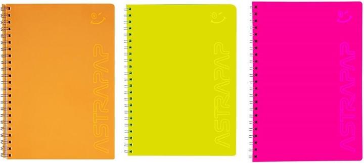 Immagine prodotto Astra Spiralnotizbuch A5/80K kariert Fluo (A5, Quadretti)