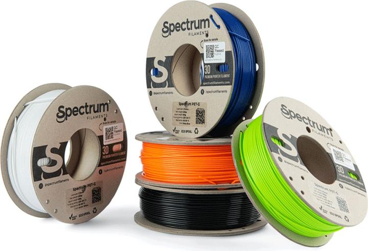 Actual product image Filament PETG 5 Pack 1.75mm (PETG, 1.75 mm, White)