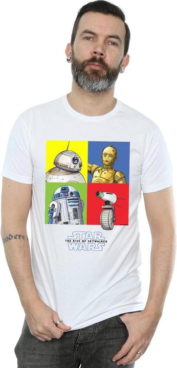Produktbild Star Wars The Rise Of Skywalker Droid Squares TShirt (M)