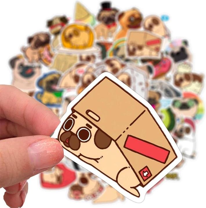 Produktbild JTI 50x Aufkleber - Hunde