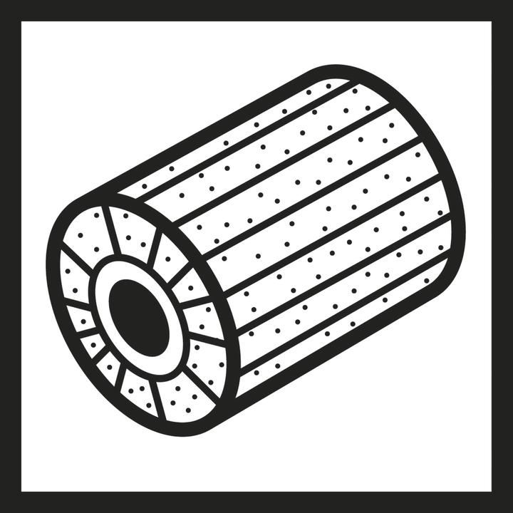 Actual product image Bosch Professional Zubehör Lamellar grinding roller fleece (Medium)