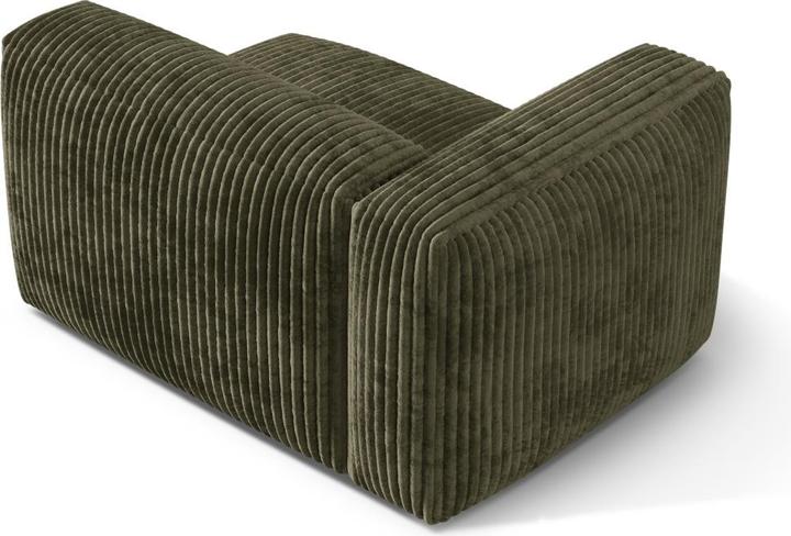 Image du produit Micadoni Chauffeuse Gauche, "Martina", 1 Place, 121x106x75 Fabriqué en Europe (Canapé modulaire, 1 place)