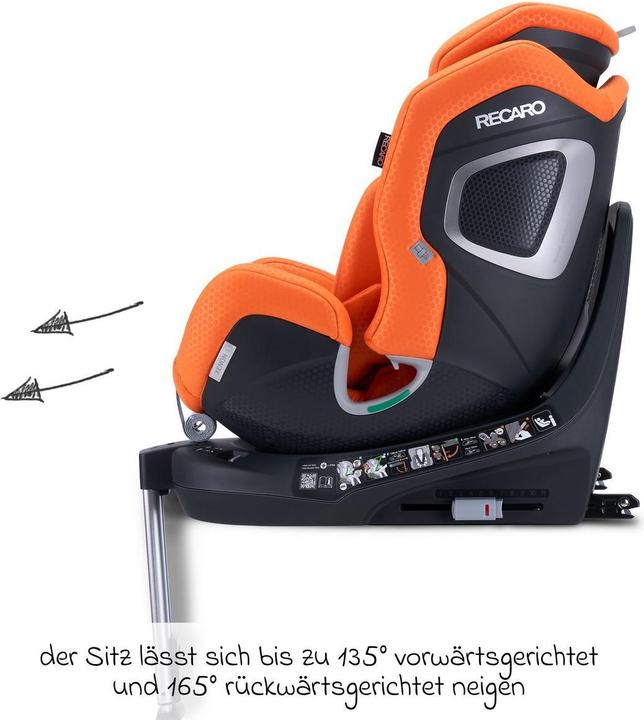 Actual product image RECARO Xenon 1 Kid Reboard Kindersitz (61-125 cm) (Booster seat, ECE R129/i-Size Standard)