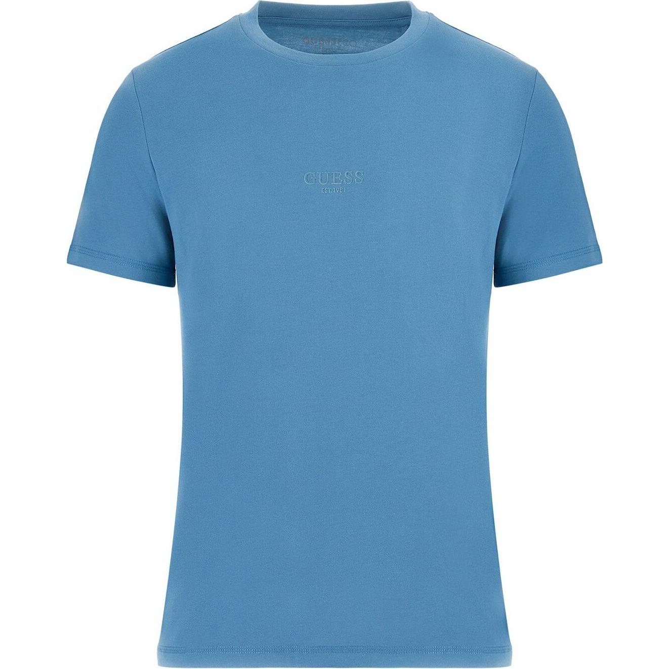 Guess, Herren, Shirt, t-shirt aidy, Weiss, (L)