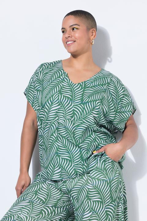 Produktbild Studio Untold Blusenshirt, oversized, Leafs-Print (46, 48)