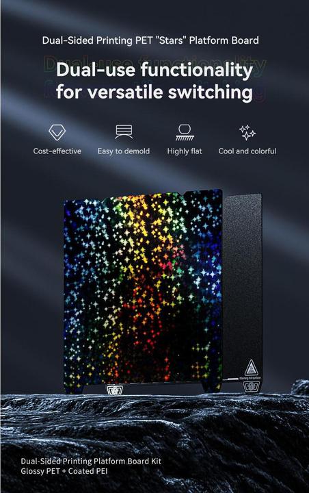 Immagine prodotto Creality Stampa la piattaforma fronte/retro "Stelle
