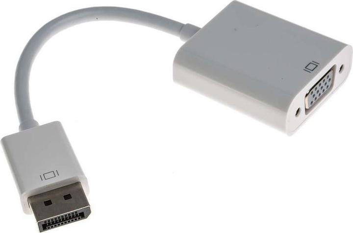 Produktbild RS PRO DisplayPort M - VGA F Adapter Cable (USB-BC 1.2, 14 cm)