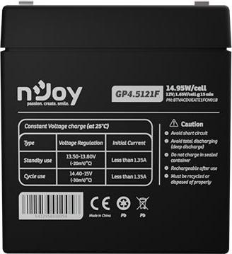 Produktbild Njoy 12 V/4,5AH Ununterbrochener Akku 1PCS/Paket (1 Stk., 4500 mAh)