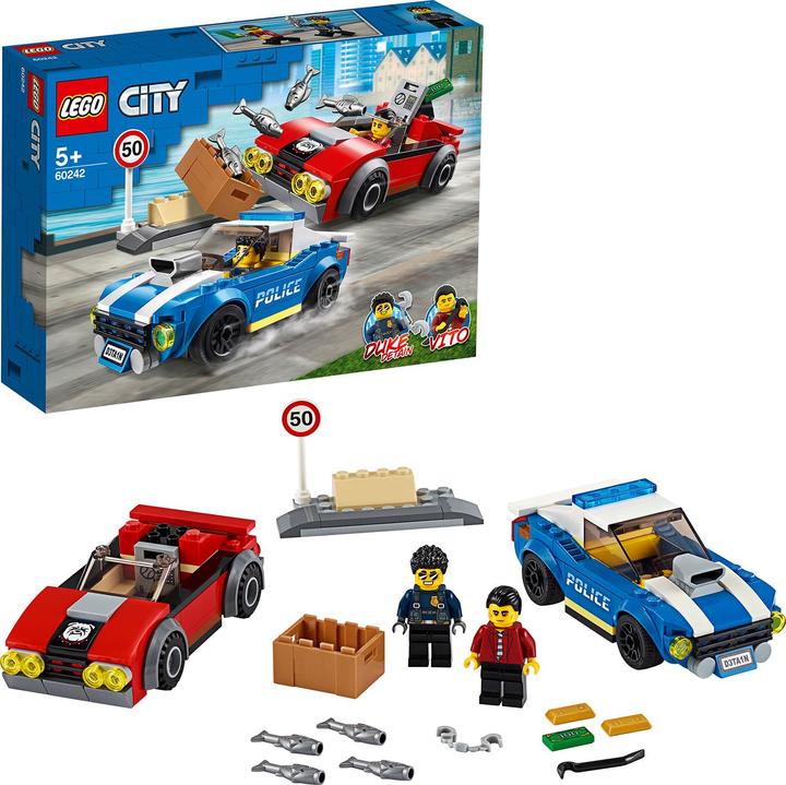 Produktbild LEGO Festnahme auf der Autobahn (60242, LEGO City)