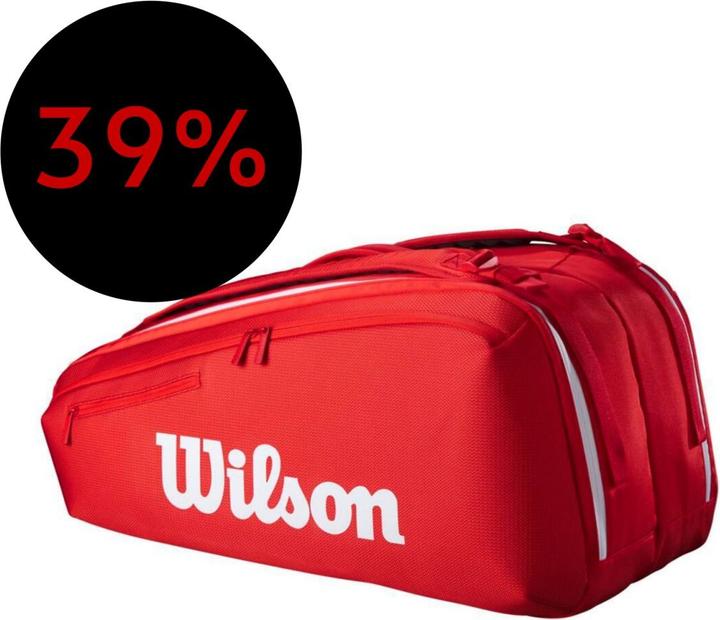 Immagine prodotto Wilson Super Tour Rot 9er Schlägertasche (9R)