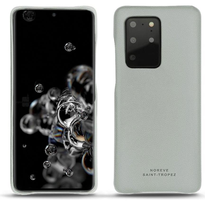 Noreve Lederschutzhülle (Samsung Galaxy S20+ 5G), Smartphone Hülle, Grau