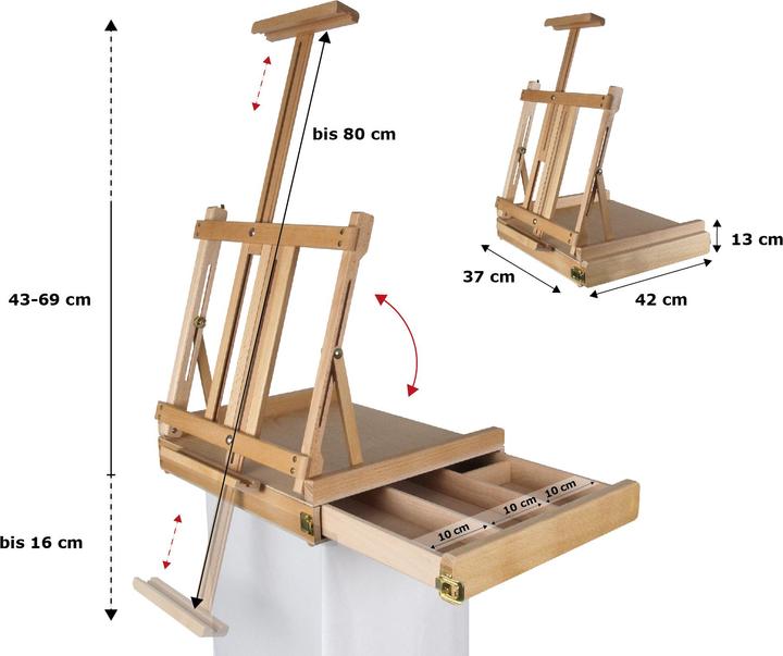 Image du produit Paintersisters Chevalet de table PROFI