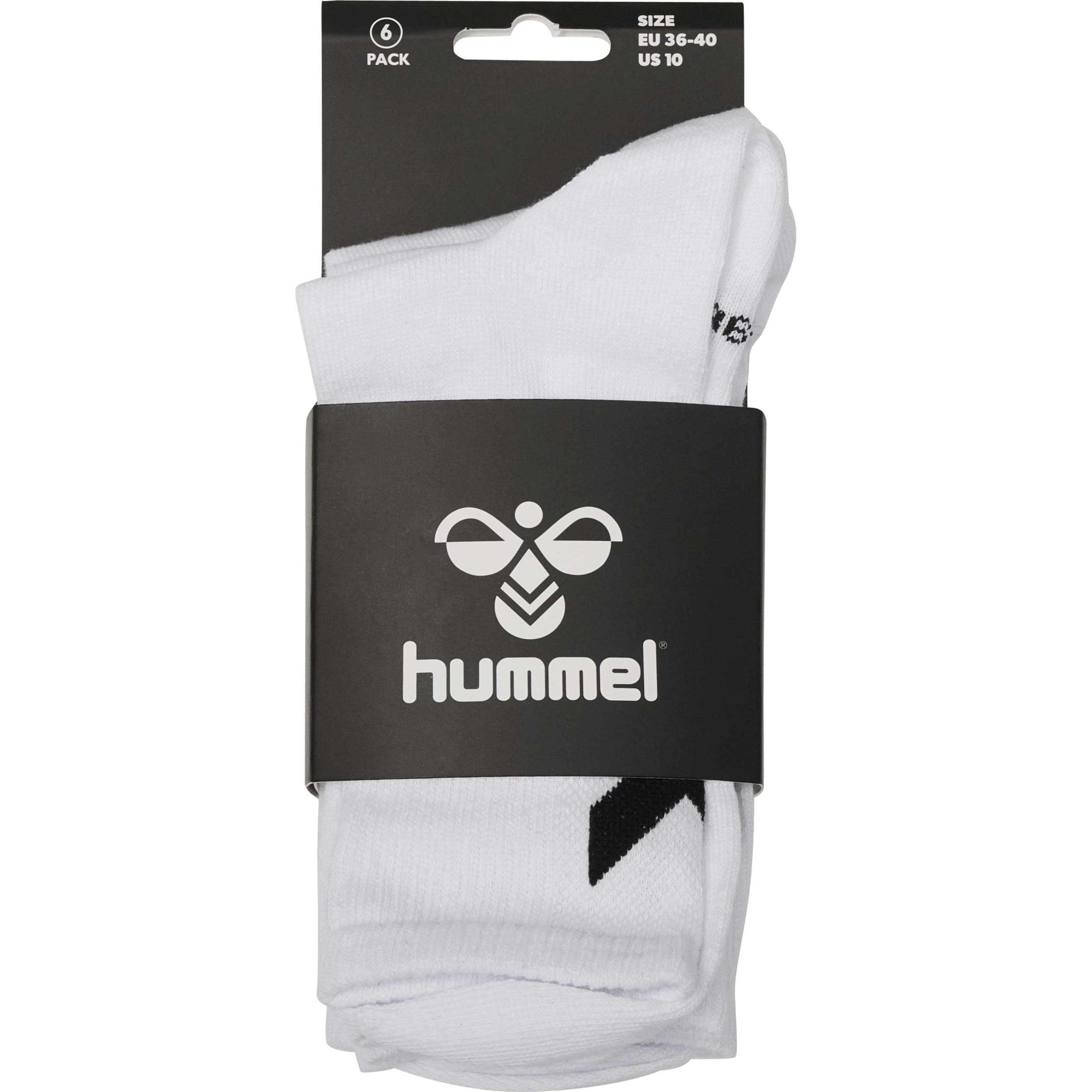 Thumbnail - hummel, Herren, Sportsocken, hmlCHEVRON 6-PACK SOCKS (46 - 48), Weiss