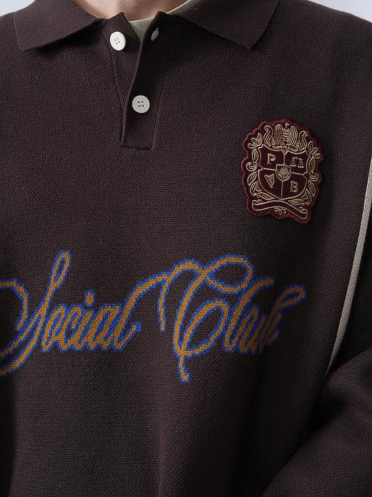 Actual product image Prohibited Polo-Pullover EMBLEM CONTRAST CLUBHOUSE (M)