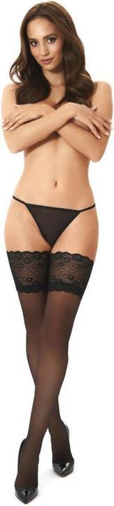 Actual product image Kotek KO H008 hold ups black 20den S/M (M, S)