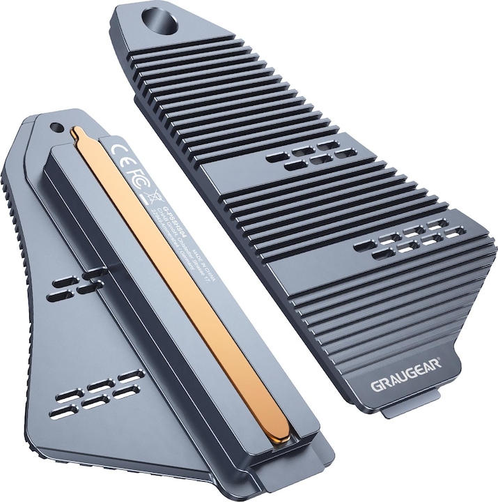 Graugear Dissipateur thermique SSD M.2NVMe 2230,2242,2260,2280 pour PS5