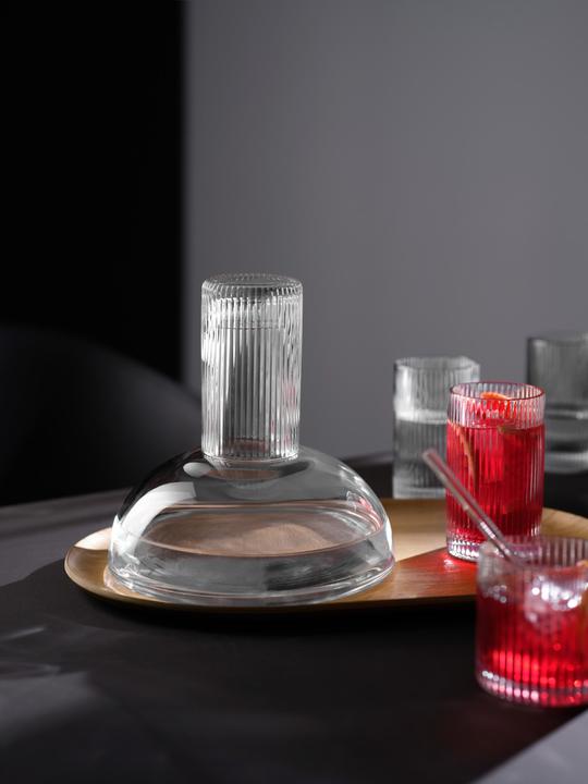 Produktbild ASA Selection Juna Karaffe mit Trinkglas grey 1,3l (1.30 l)