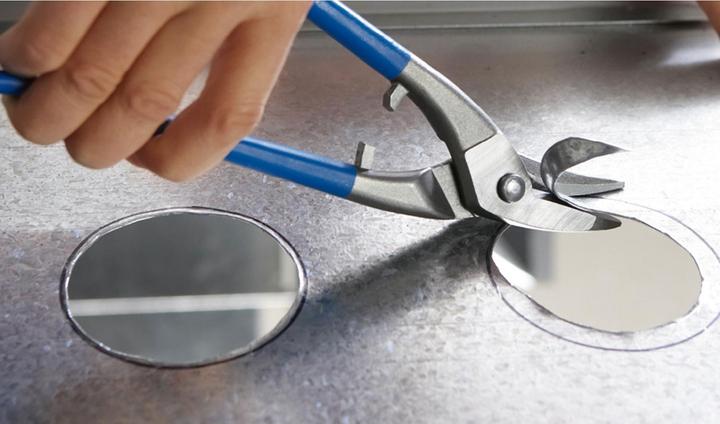 Actual product image Erdi Hole punching shears right 250 mm (250 mm)