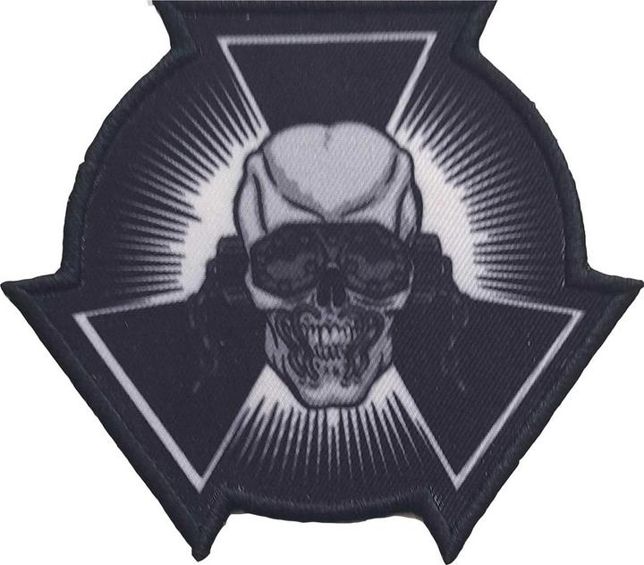 Actual product image Megadeth Skull Start Iron On Patch