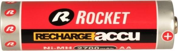 Actual product image Rocket Accu 2700mAh AA battery, 4 pcs. (4 pcs., AA, 2700 mAh)
