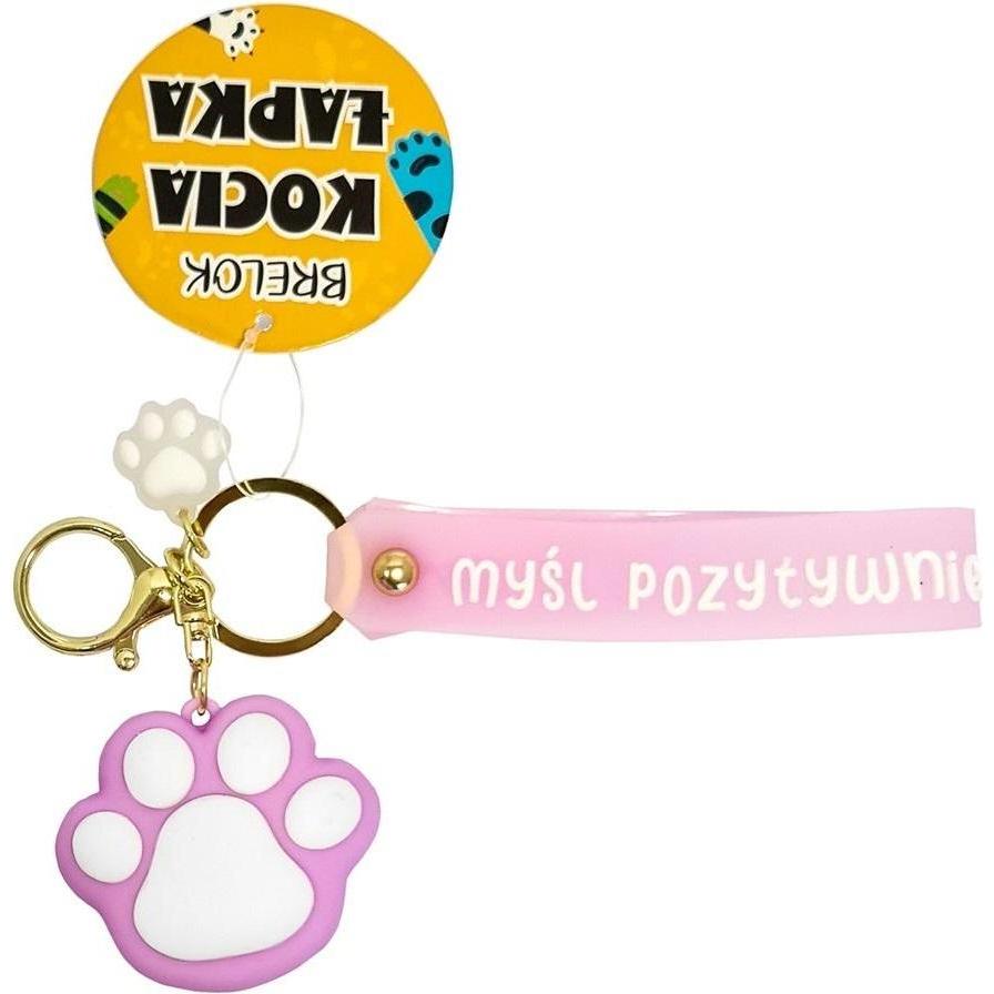 Teka, Portachiavi, Lila Katzenpfoten-Schlüsselanhänger