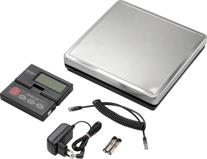 Voltcraft PLS-205S Plattformwaage Wägebereich (max.) 50 kg Ablesbarkeit 1 g net