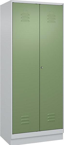 Actual product image C+P Black and white locker Classic PLUS (80 cm, 195 cm)