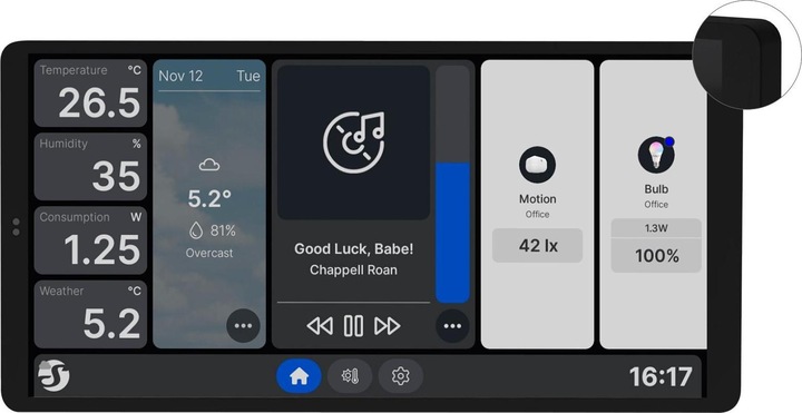 Actual product image Shelly Wall Display X2 Black