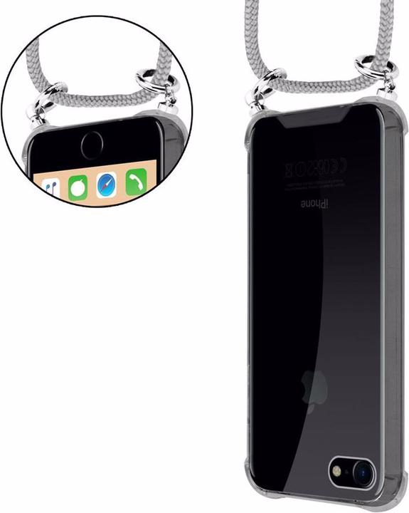 Produktbild Cadorabo TPU Handy Kette SILBER Cover