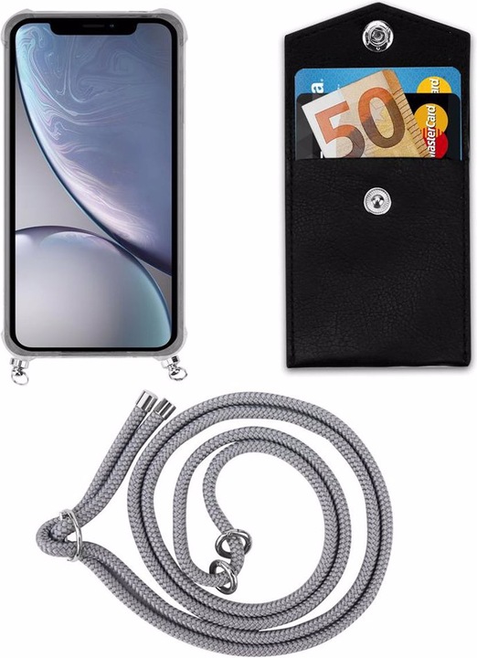 Produktbild Cadorabo TPU Handy Kette SILBER Cover