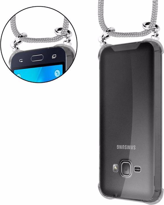 Produktbild Cadorabo TPU Handy Kette SILBER Cover