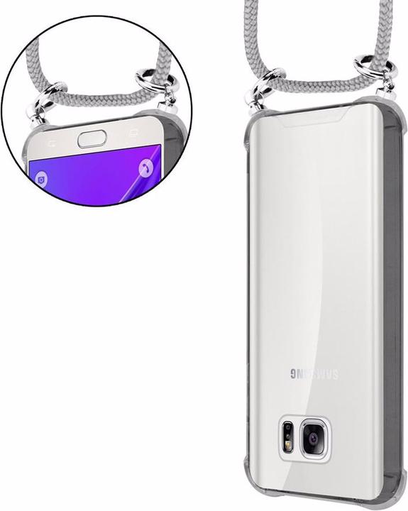 Produktbild Cadorabo TPU Handy Kette SILBER Cover