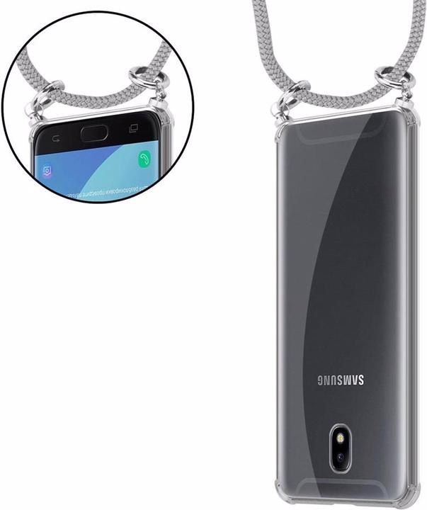 Produktbild Cadorabo TPU Handy Kette SILBER Cover