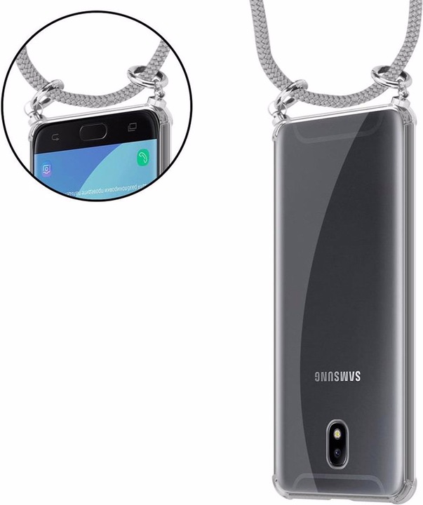 Produktbild Cadorabo TPU Handy Kette SILBER Cover