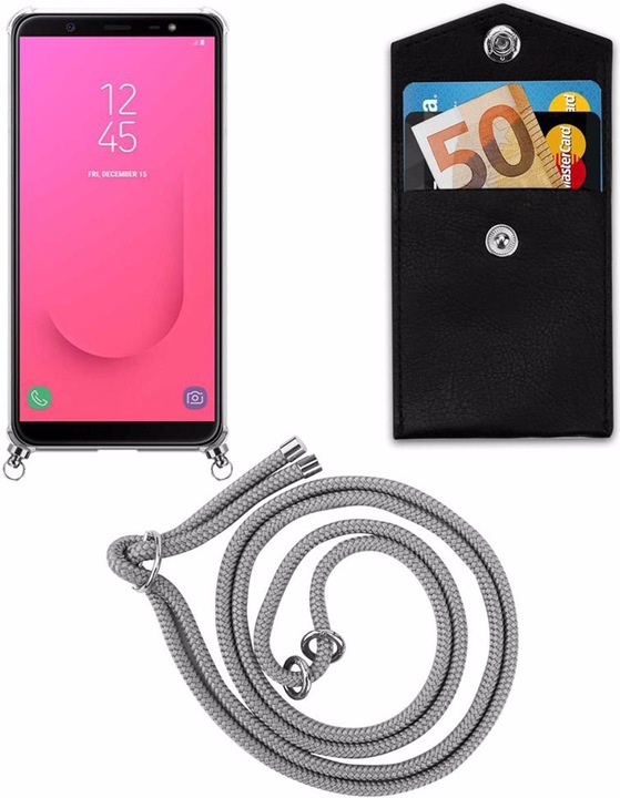 Produktbild Cadorabo TPU Handy Kette SILBER Cover
