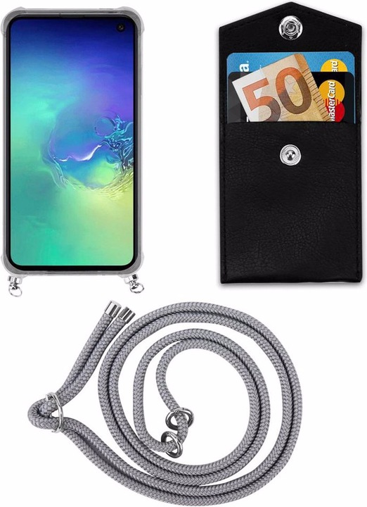 Produktbild Cadorabo TPU Handy Kette SILBER Cover