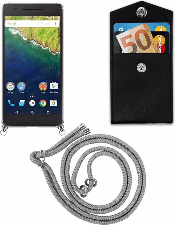 Produktbild Cadorabo TPU Handy Kette SILBER Cover