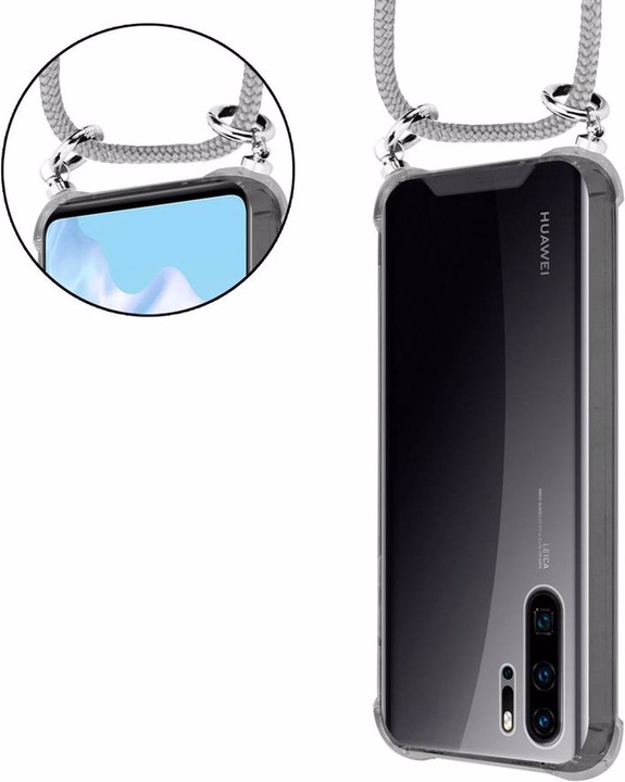 Produktbild Cadorabo TPU Handy Kette SILBER Cover